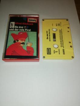 Die Drei Fragezeichen Folge 34 und der rote Pirat 4-fach geschraubt Gelb 515934.2 Europa(Innencover beschrieben)